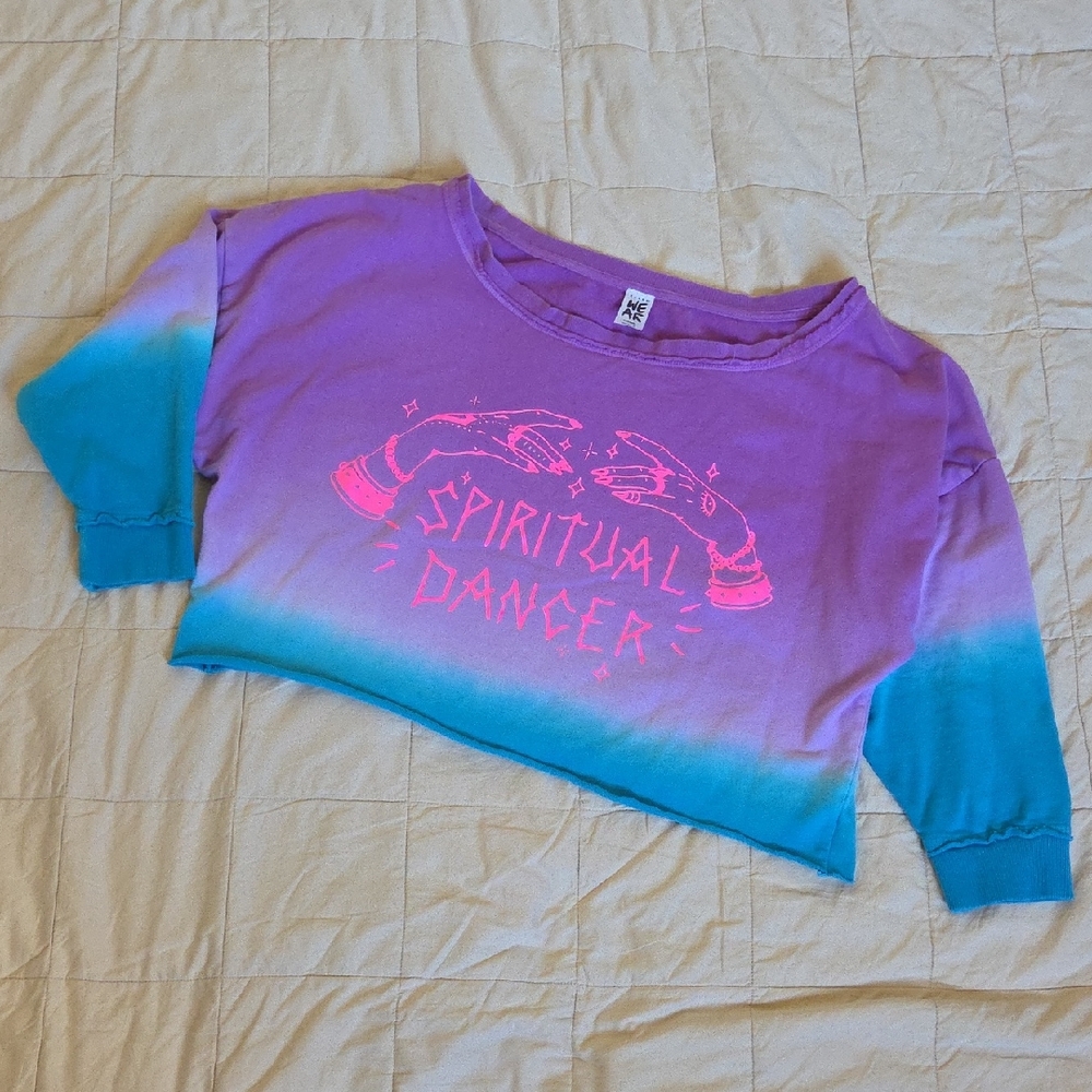 Zumba Fitness Purple and Blue Spiritual Dancer Tee
